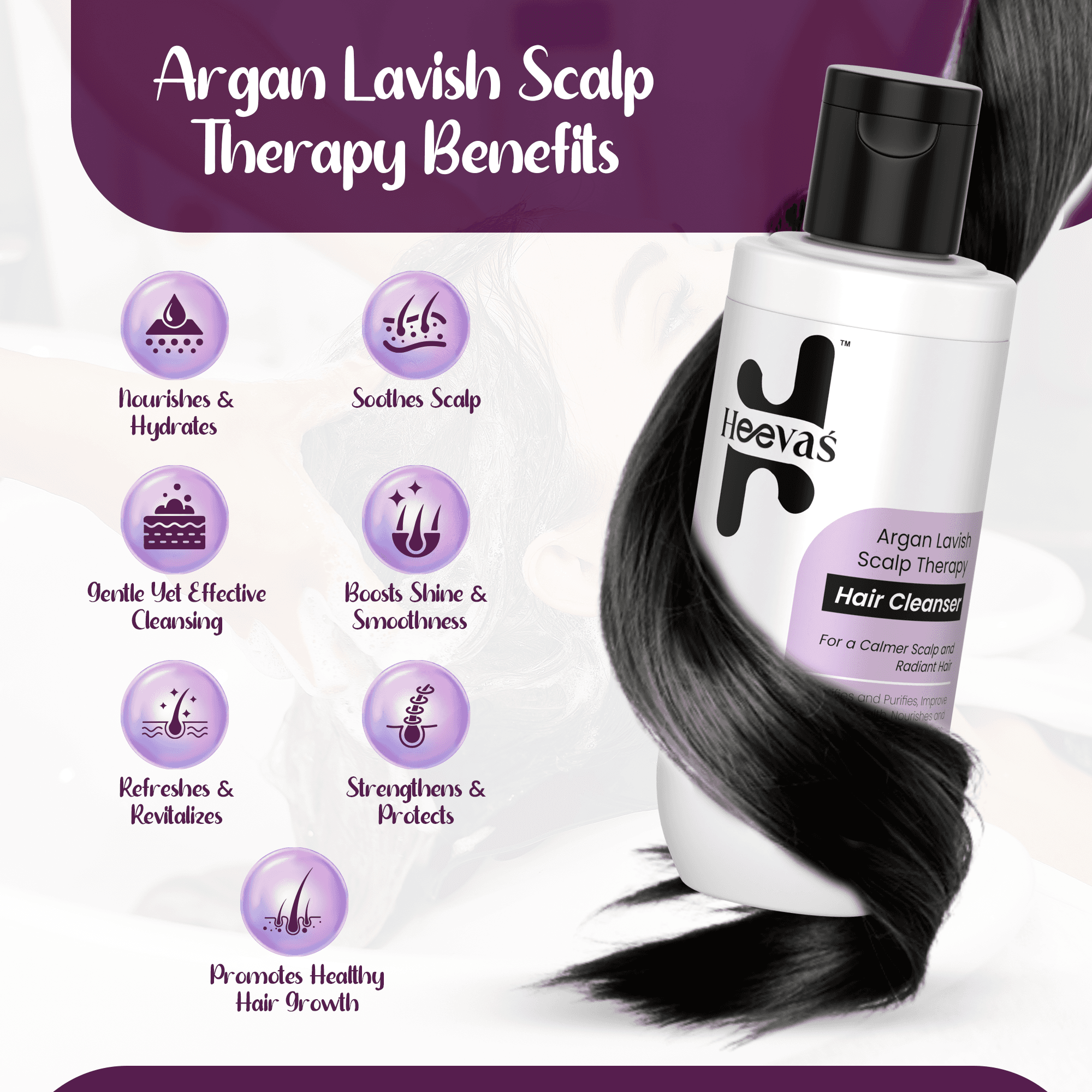 ARGAN LAVISH SCALP THERAPY HAIR CLEANSER — view 2